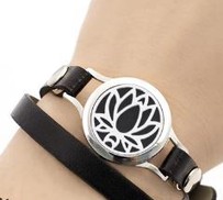 Medaillon Armband "Lotus"